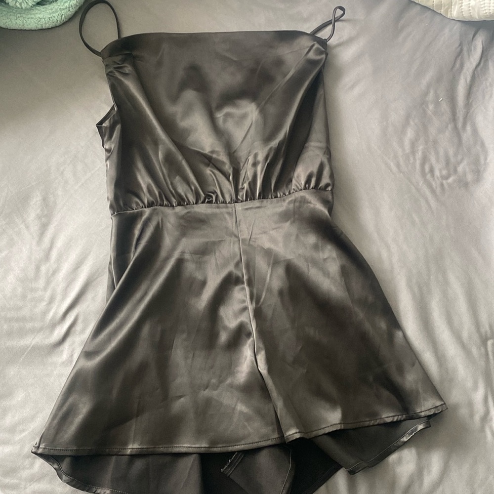 Black Short Jumpsuit